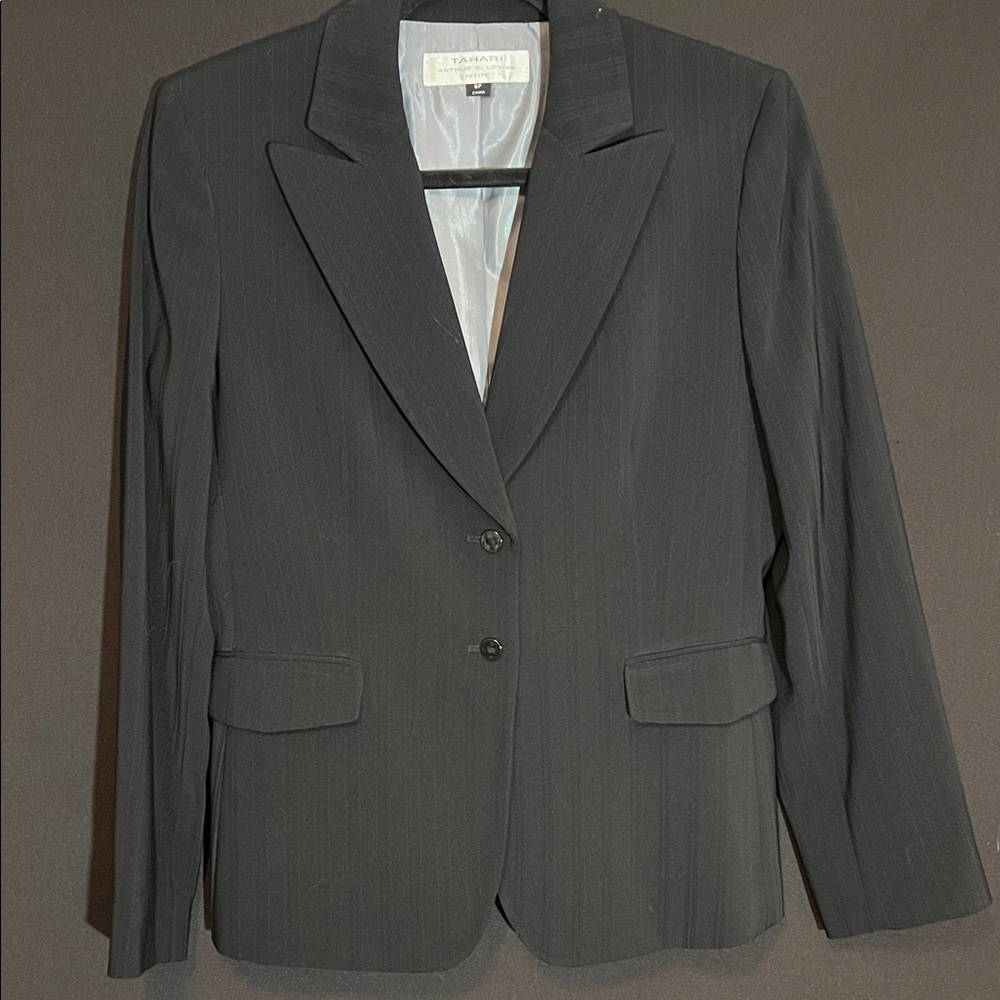 Tahari Black Formal Blazer